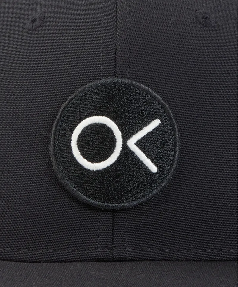 Outerknown OK Patch Trucker Pitch Black - Mens Cap-2